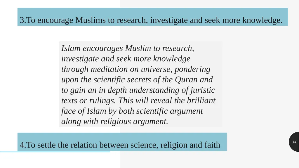 SCIENTIFIC MIRACLES IN THE HOLY QUR’AN UNIT- 2 - slide 14 of 16