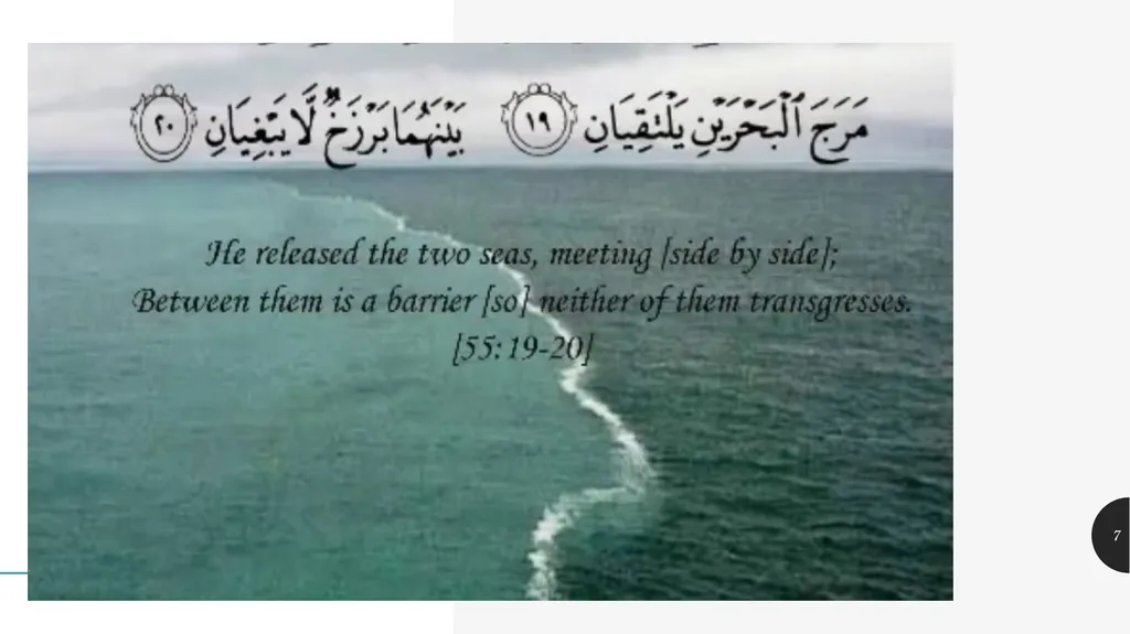 SCIENTIFIC MIRACLES IN THE HOLY QUR’AN UNIT- 2 - slide 7 of 16