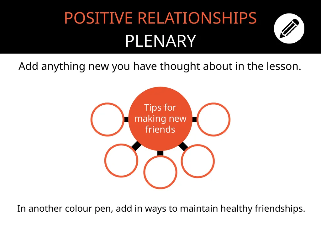 POSITIVE RELATIONSHIPS KEY VOCABULARY Learning - slide 9 of 10