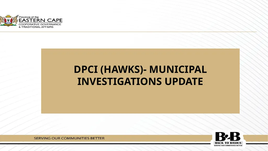 PRESENTATION TO THE STANDING COMMITTEE ON PUBLIC - slide 29 of 39