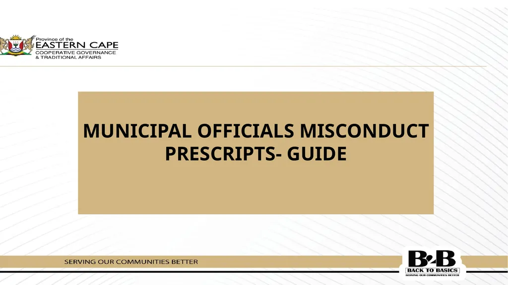 PRESENTATION TO THE STANDING COMMITTEE ON PUBLIC - slide 33 of 39