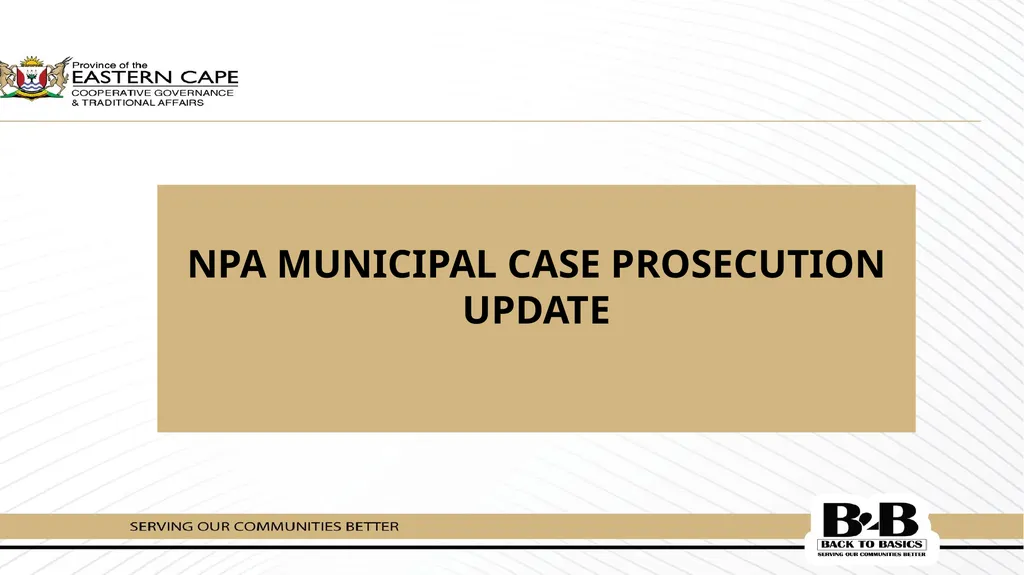 PRESENTATION TO THE STANDING COMMITTEE ON PUBLIC - slide 15 of 39