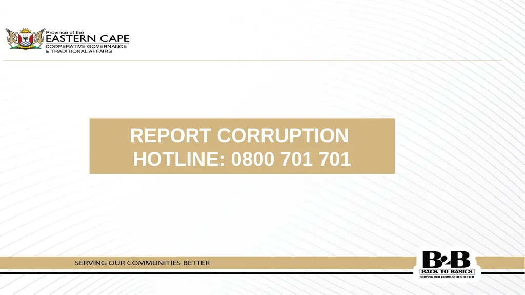 PRESENTATION TO THE STANDING COMMITTEE ON PUBLIC - slide 38 of 39