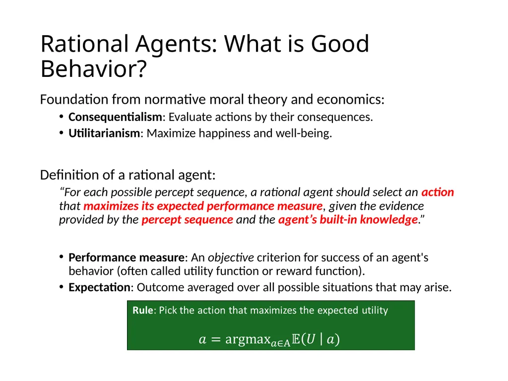 CS 5/7320 Artificial Intelligence Intelligent - slide 8 of 48