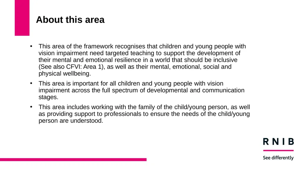 Curriculum Framework for Children and Young People - slide 6 of 18