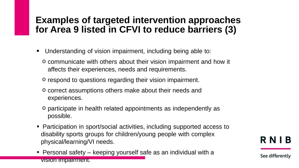 Curriculum Framework for Children and Young People - slide 14 of 18