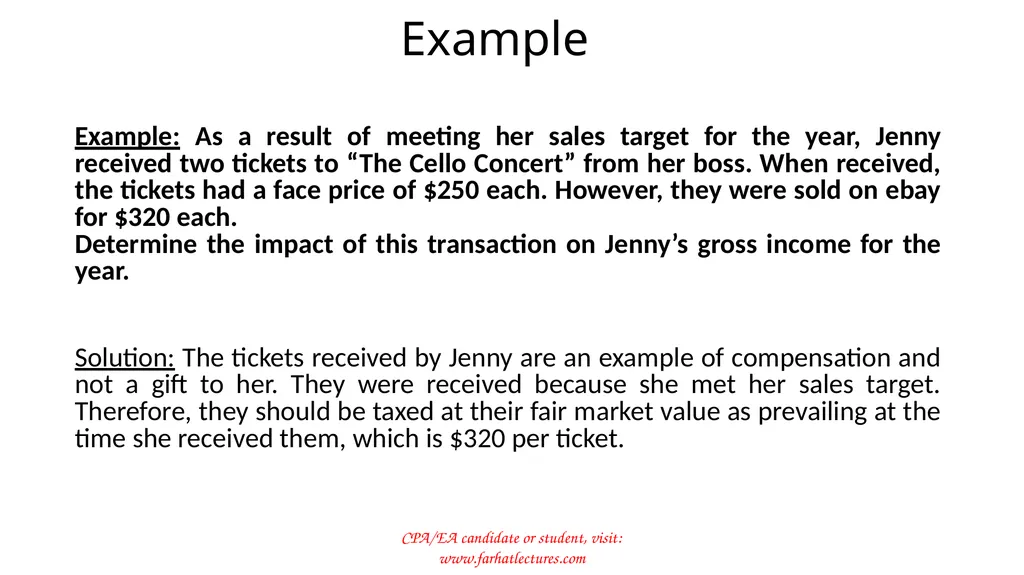 CPA/EA candidate or student, visit: - slide 5 of 7