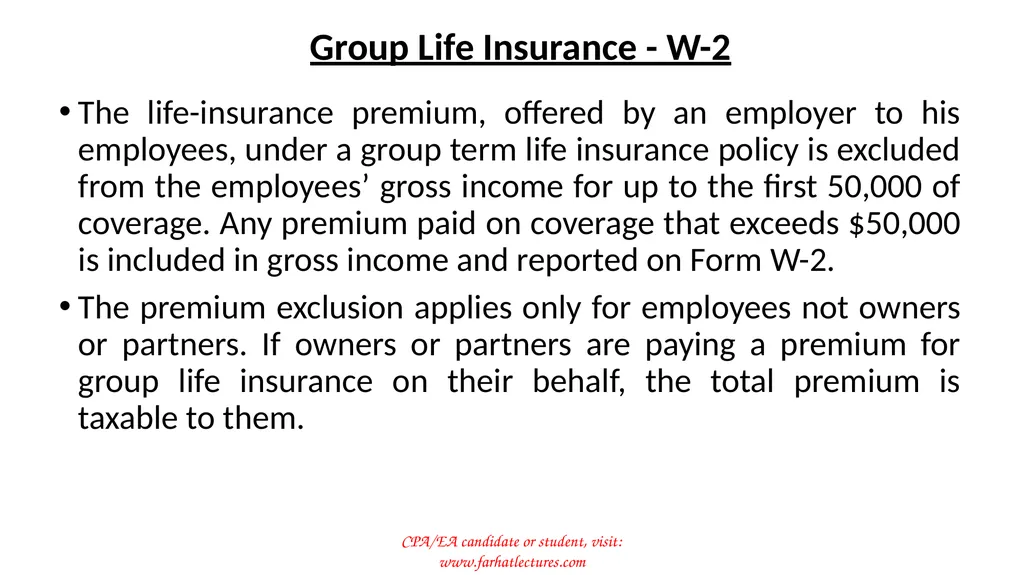 CPA/EA candidate or student, visit: - slide 6 of 7