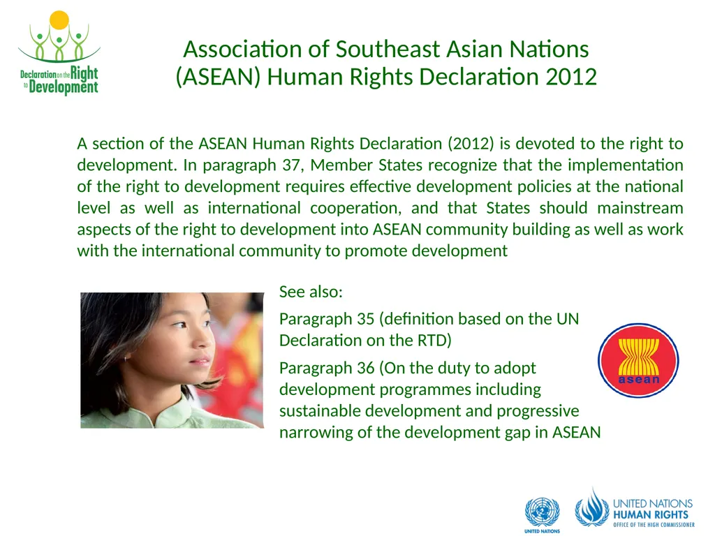 Development is a Human Right Contents: What is the - slide 15 of 26