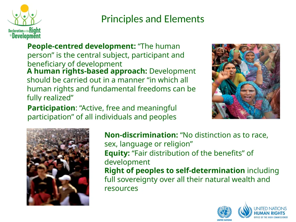 Development is a Human Right Contents: What is the - slide 4 of 26