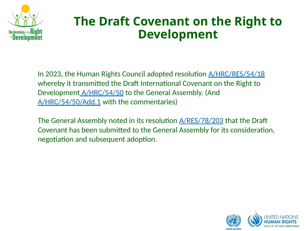 Development is a Human Right Contents: What is the - slide 9 of 26