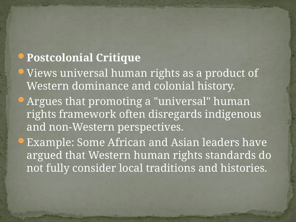 Topic-Universalism vs. Relativism Presented - slide 10 of 20