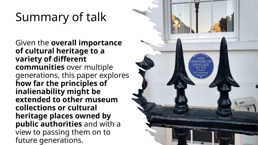 Inalienability: restricting property rights in - slide 2 of 20