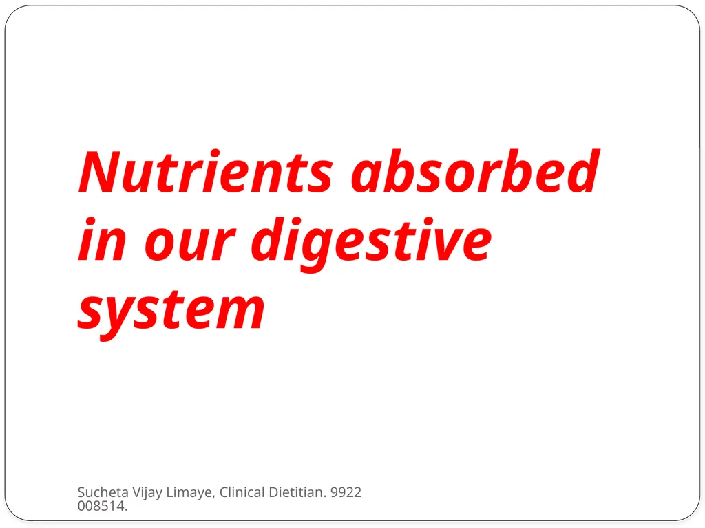 By, Sucheta Vijay Limaye. M.Sc. Health Science - slide 3 of 21