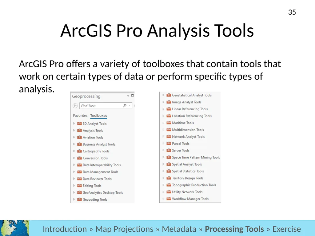 GIS Level 2: Introduction to Spatial Analysis - slide 35 of 70
