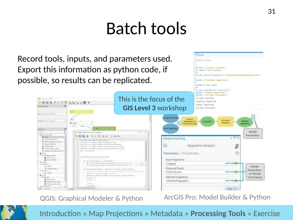 GIS Level 2: Introduction to Spatial Analysis - slide 31 of 70