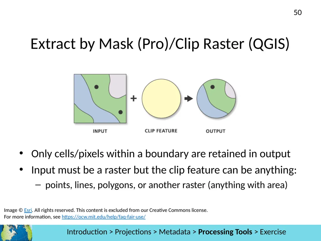 GIS Level 2: Introduction to Spatial Analysis - slide 50 of 70