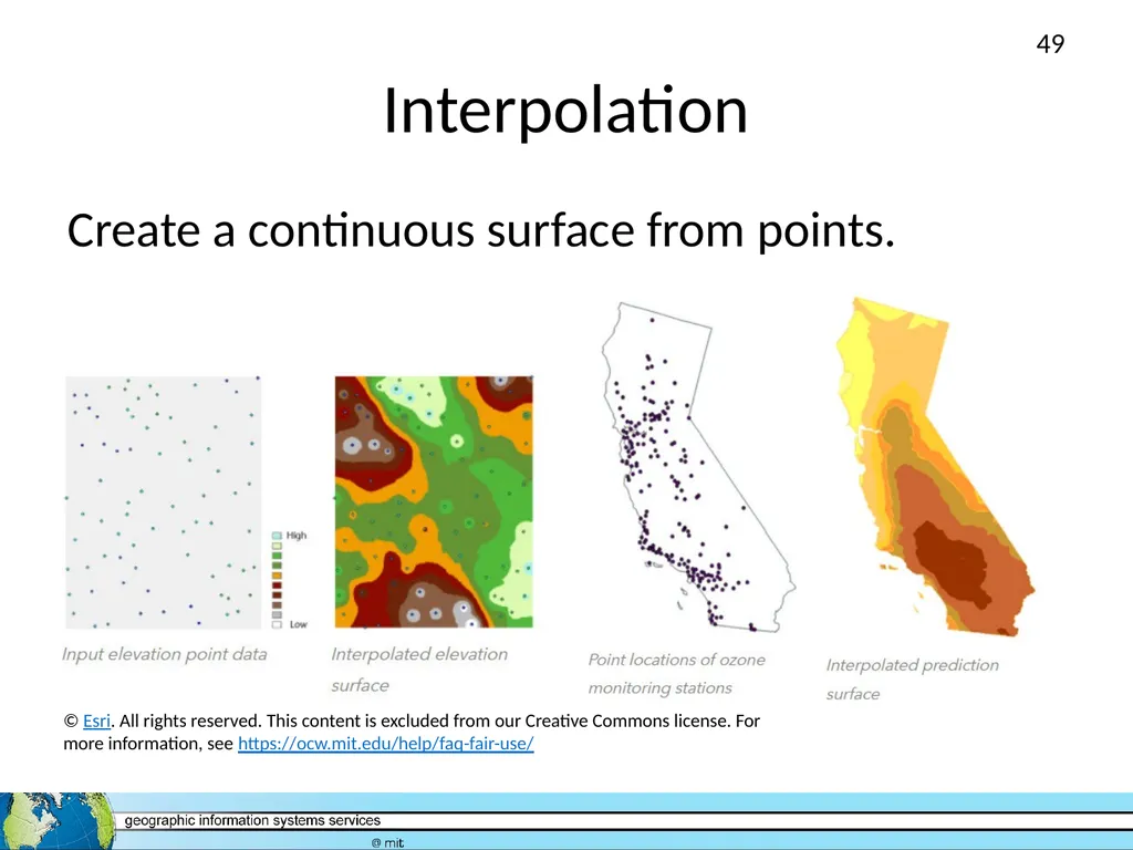GIS Level 2: Introduction to Spatial Analysis - slide 49 of 70