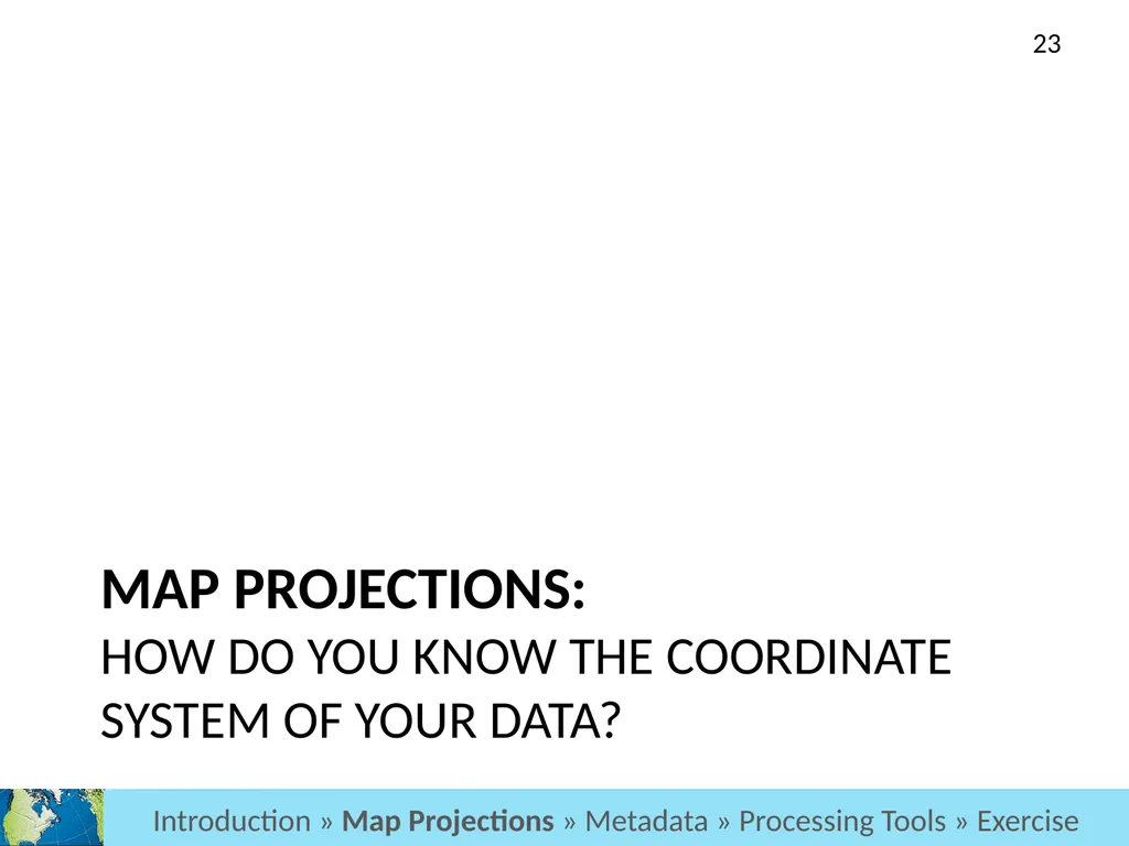 GIS Level 2: Introduction to Spatial Analysis - slide 23 of 70