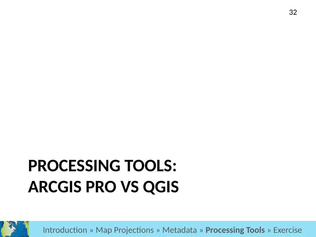 GIS Level 2: Introduction to Spatial Analysis - slide 32 of 70