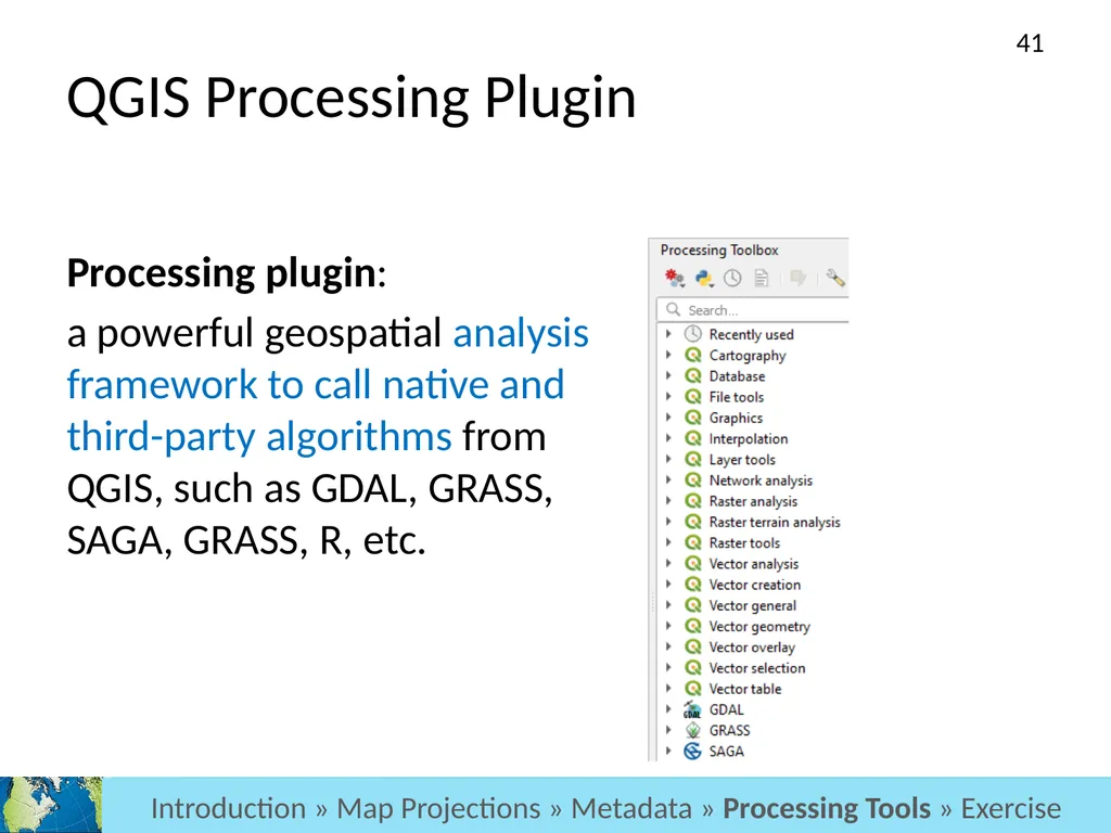 GIS Level 2: Introduction to Spatial Analysis - slide 41 of 70