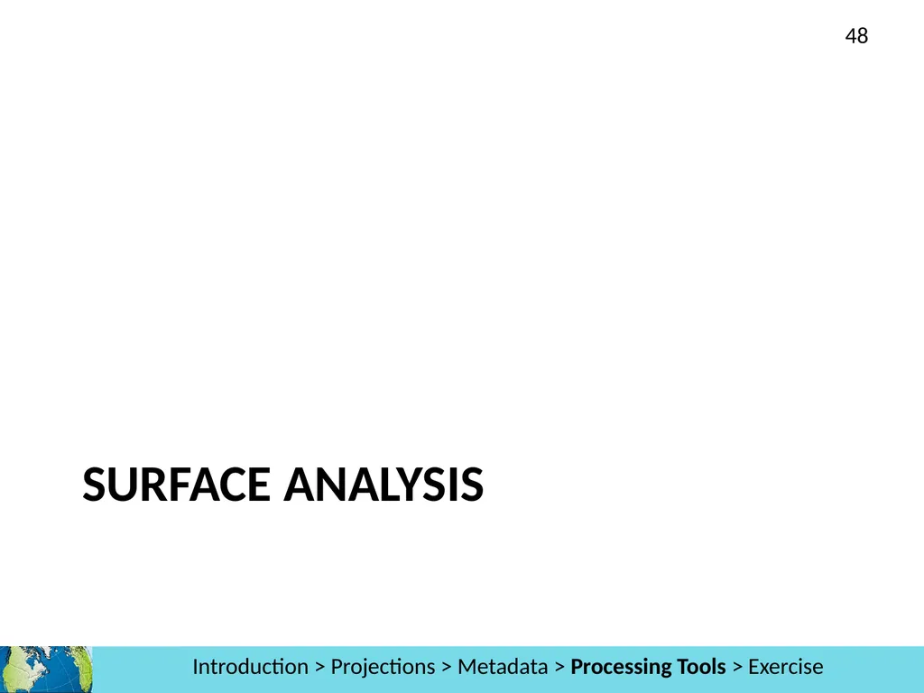 GIS Level 2: Introduction to Spatial Analysis - slide 48 of 70