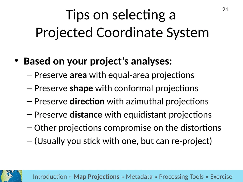 GIS Level 2: Introduction to Spatial Analysis - slide 21 of 70