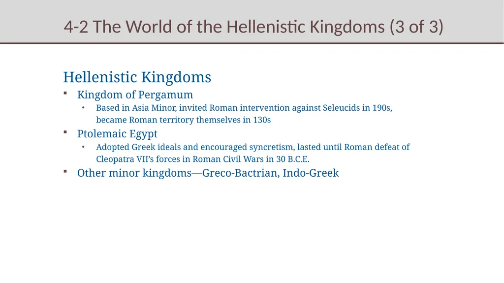 Chapter 4 THE HELLENISTIC WORLD Western - slide 9 of 31
