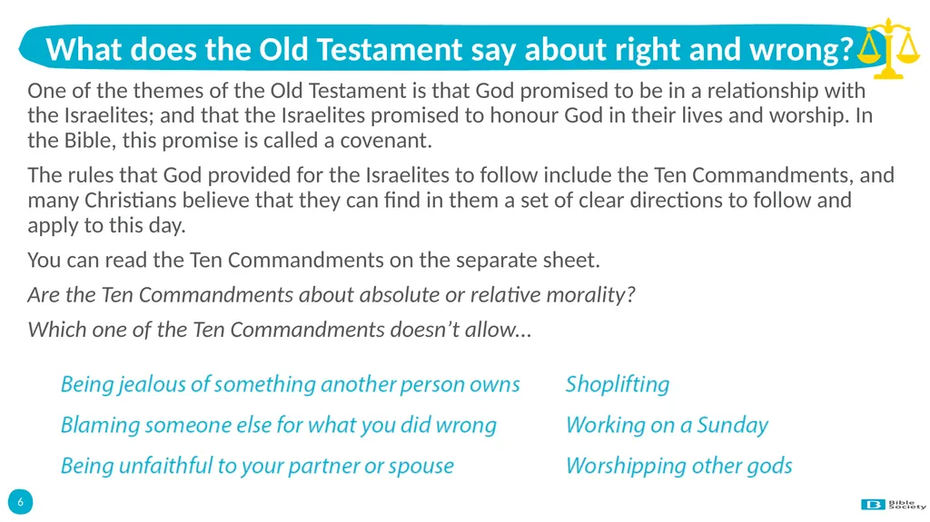 Morality and Ethics 1 Morality and Ethics Knowing - slide 6 of 13