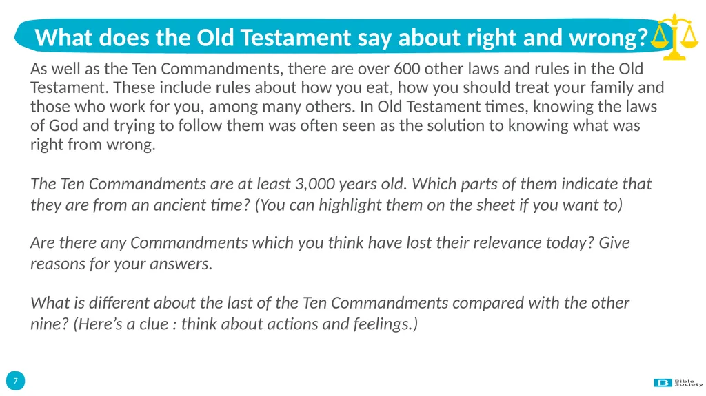 Morality and Ethics 1 Morality and Ethics Knowing - slide 7 of 13