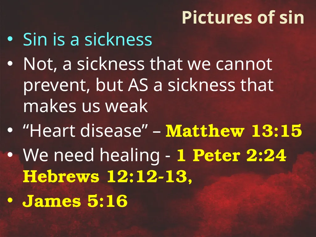 Understanding Sin To miss the mark Transgression – - slide 10 of 18