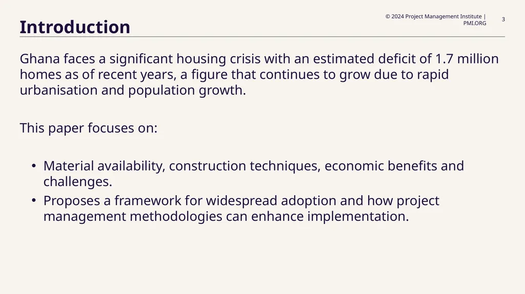 Rammed Earth Construction in Ghana Leveraging - slide 3 of 17
