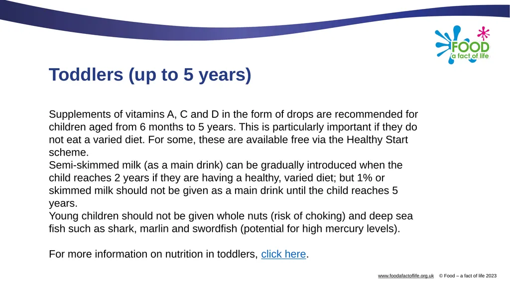Nutritional needs through life The key stages in - slide 22 of 40
