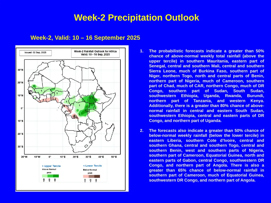 The African Monsoon Recent Evolution and Current - slide 11 of 12