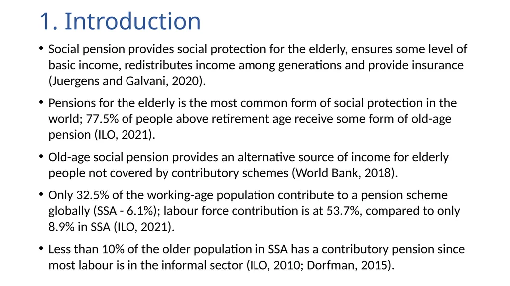 Africa’s pension landscape: The current situation, - slide 3 of 25