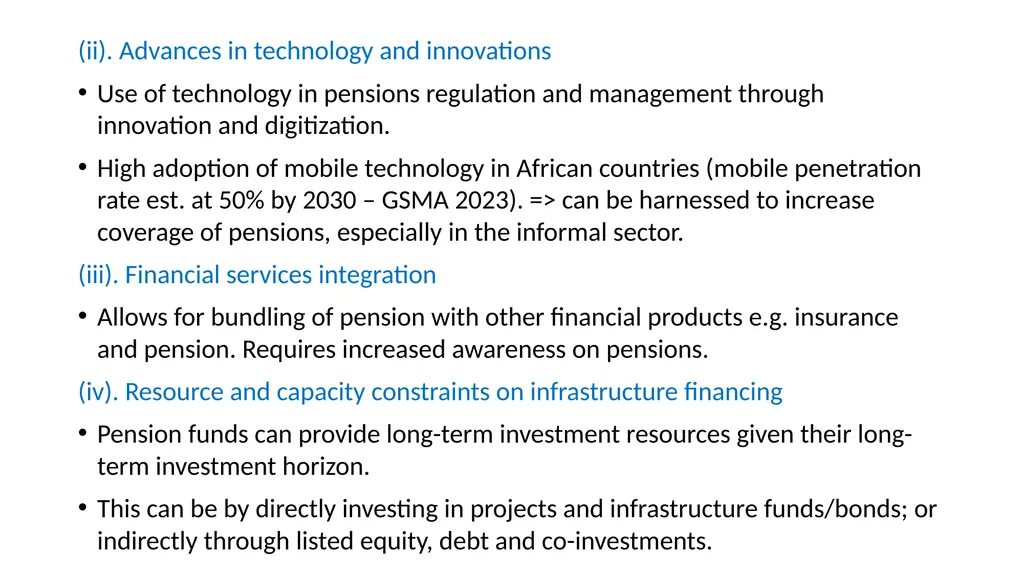 Africa’s pension landscape: The current situation, - slide 22 of 25