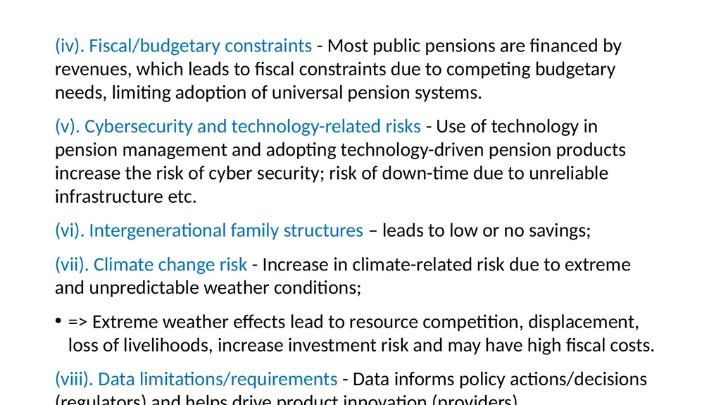 Africa’s pension landscape: The current situation, - slide 24 of 25