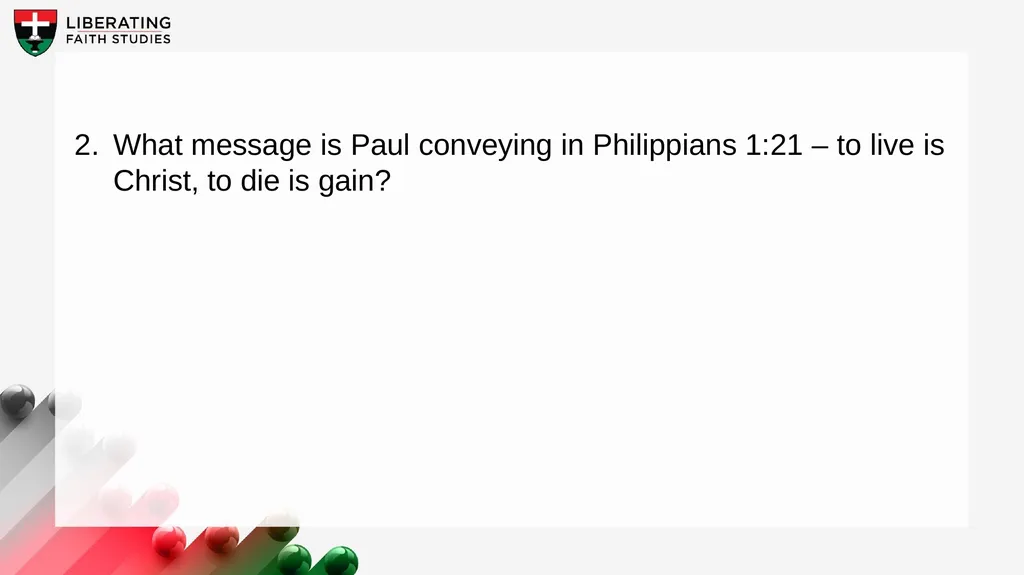 LESSON 10: AUGUST 9 Stephen, an Early Interpreter - slide 18 of 23