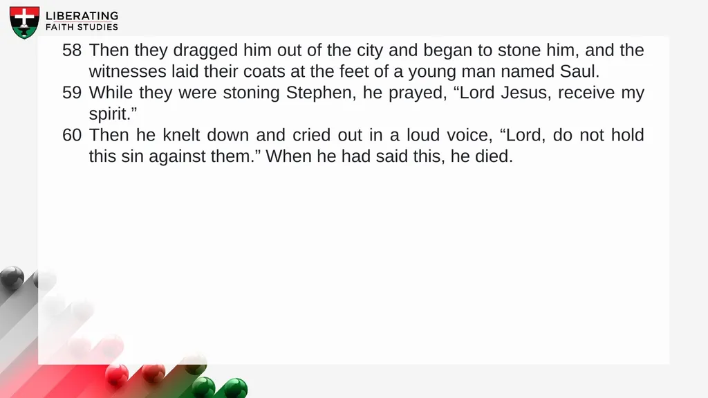 LESSON 10: AUGUST 9 Stephen, an Early Interpreter - slide 4 of 23