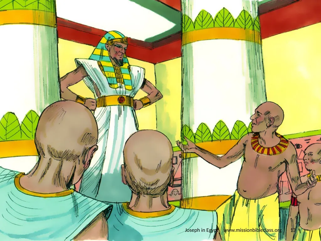 Genesis chapters 39 - 41 Joseph in Egypt - slide 13 of 24