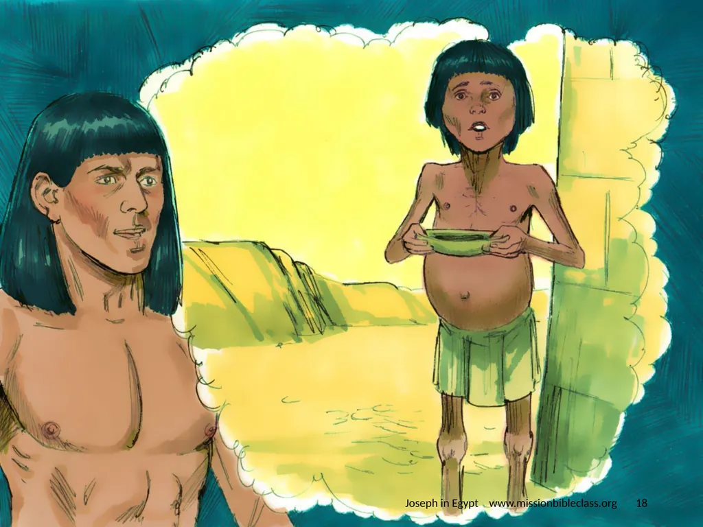 Genesis chapters 39 - 41 Joseph in Egypt - slide 18 of 24