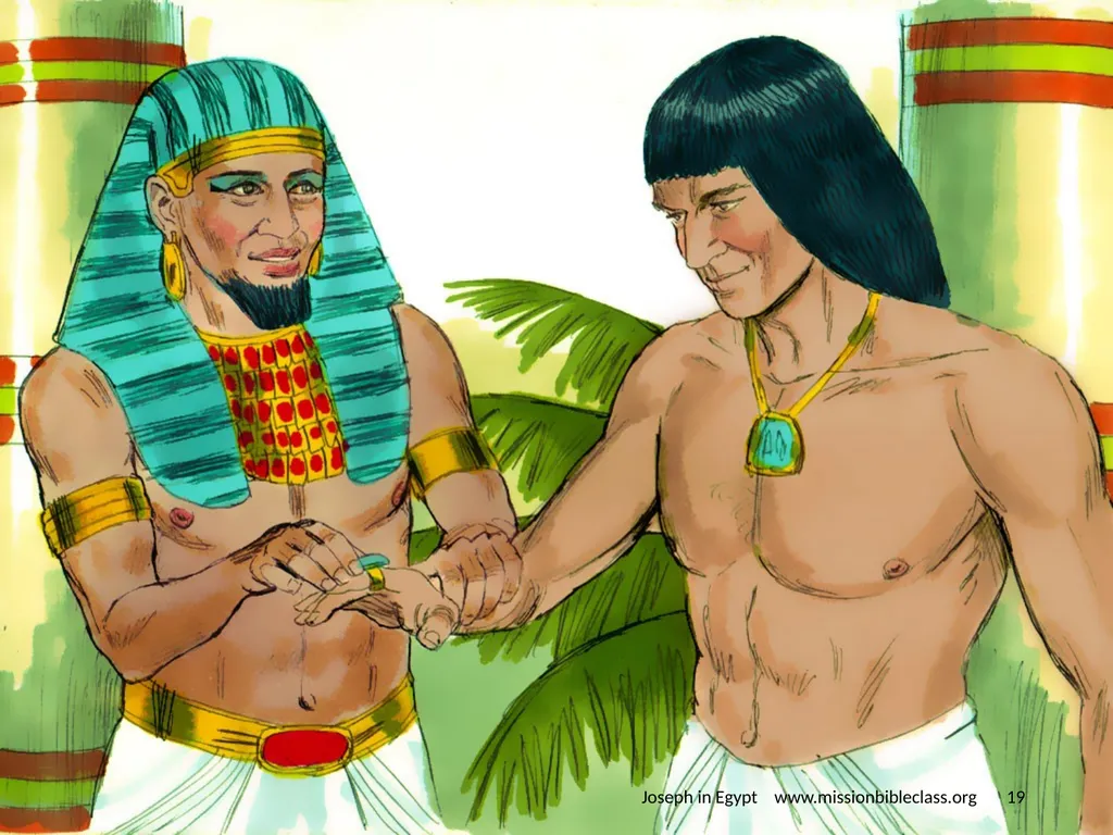 Genesis chapters 39 - 41 Joseph in Egypt - slide 19 of 24