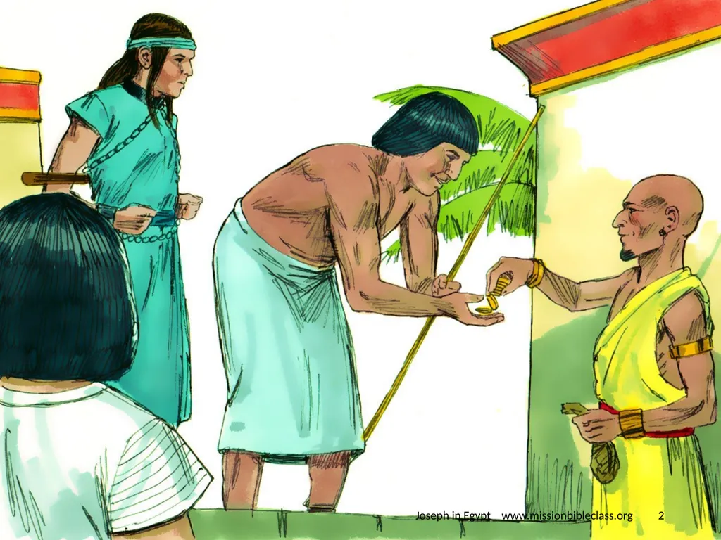 Genesis chapters 39 - 41 Joseph in Egypt - slide 2 of 24
