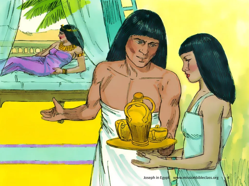 Genesis chapters 39 - 41 Joseph in Egypt - slide 4 of 24