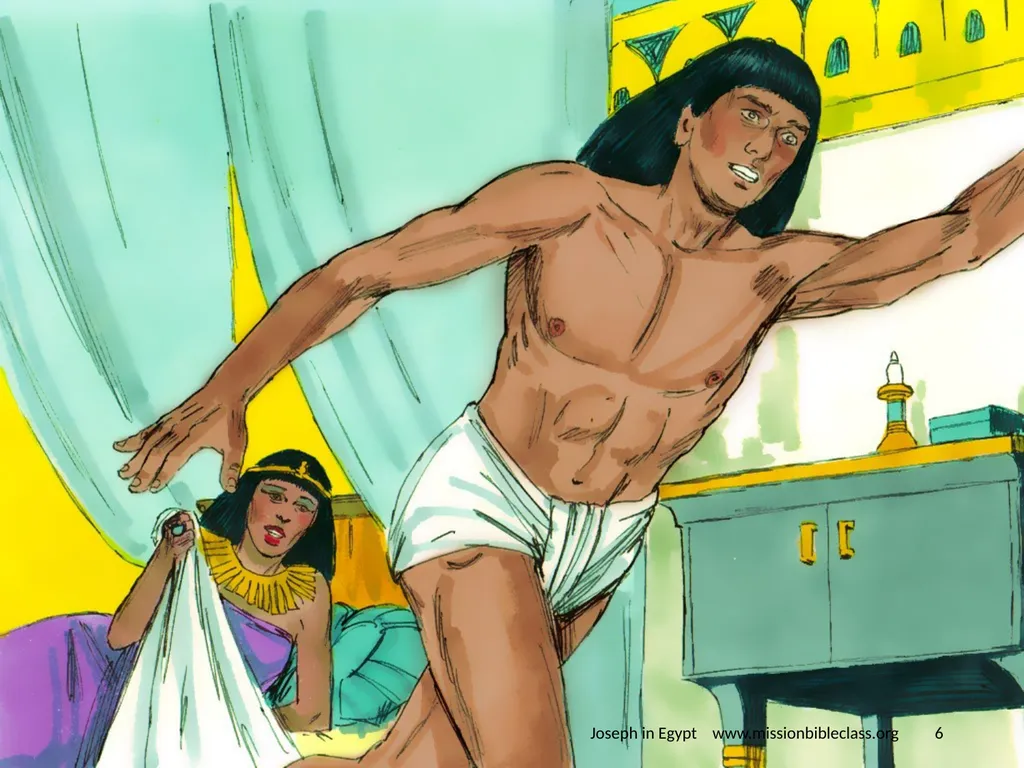 Genesis chapters 39 - 41 Joseph in Egypt - slide 6 of 24