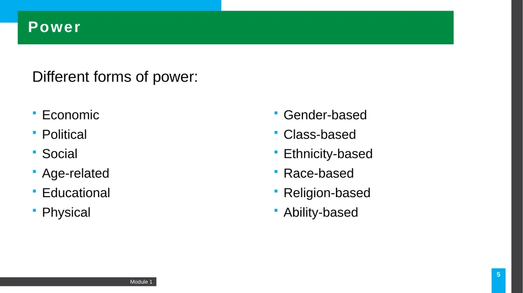 MODULE Introduction to gender-based violence (GBV) - slide 5 of 44