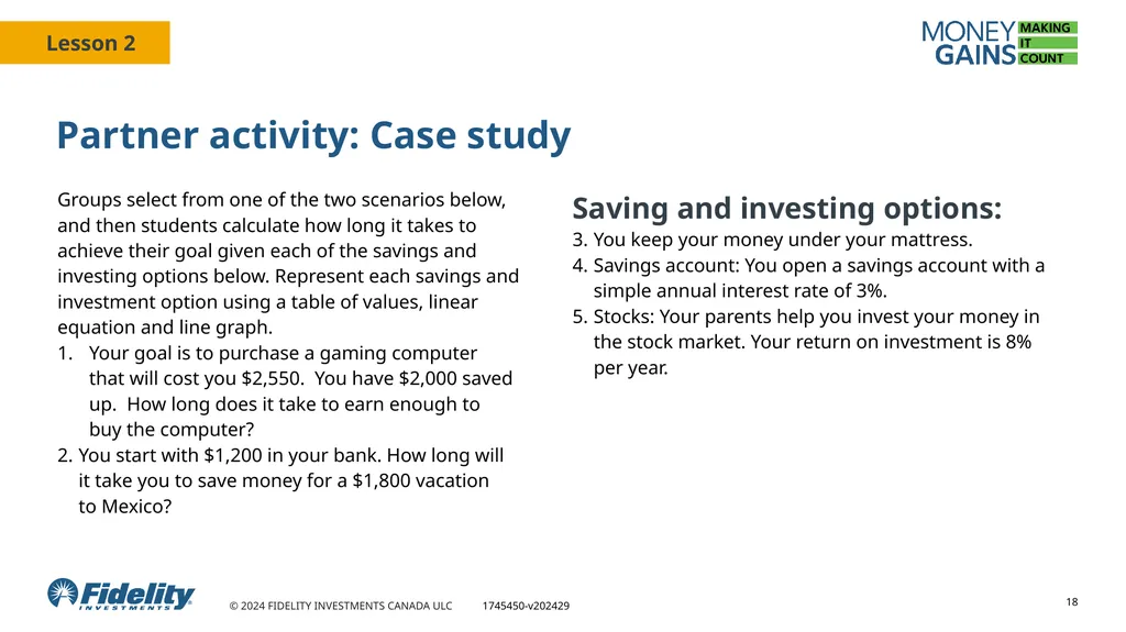 The difference between saving and investing 1 Why - slide 18 of 19