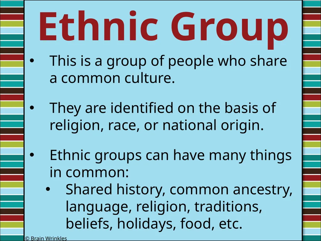 ETHNIC GROUPS Presentation, Graphic Organizers, & - slide 7 of 50