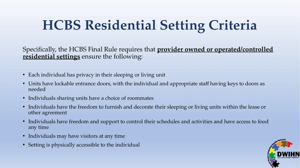 STEP BY STEP GUIDE TO HCBS What is HCBS? HCBS - slide 13 of 58