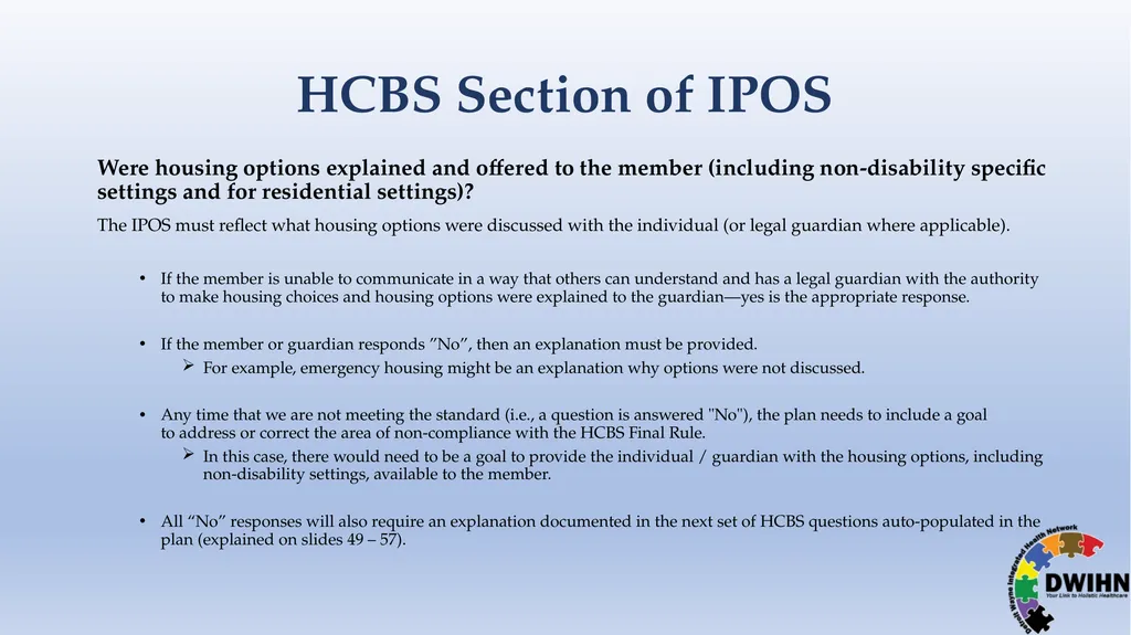 STEP BY STEP GUIDE TO HCBS What is HCBS? HCBS - slide 25 of 58